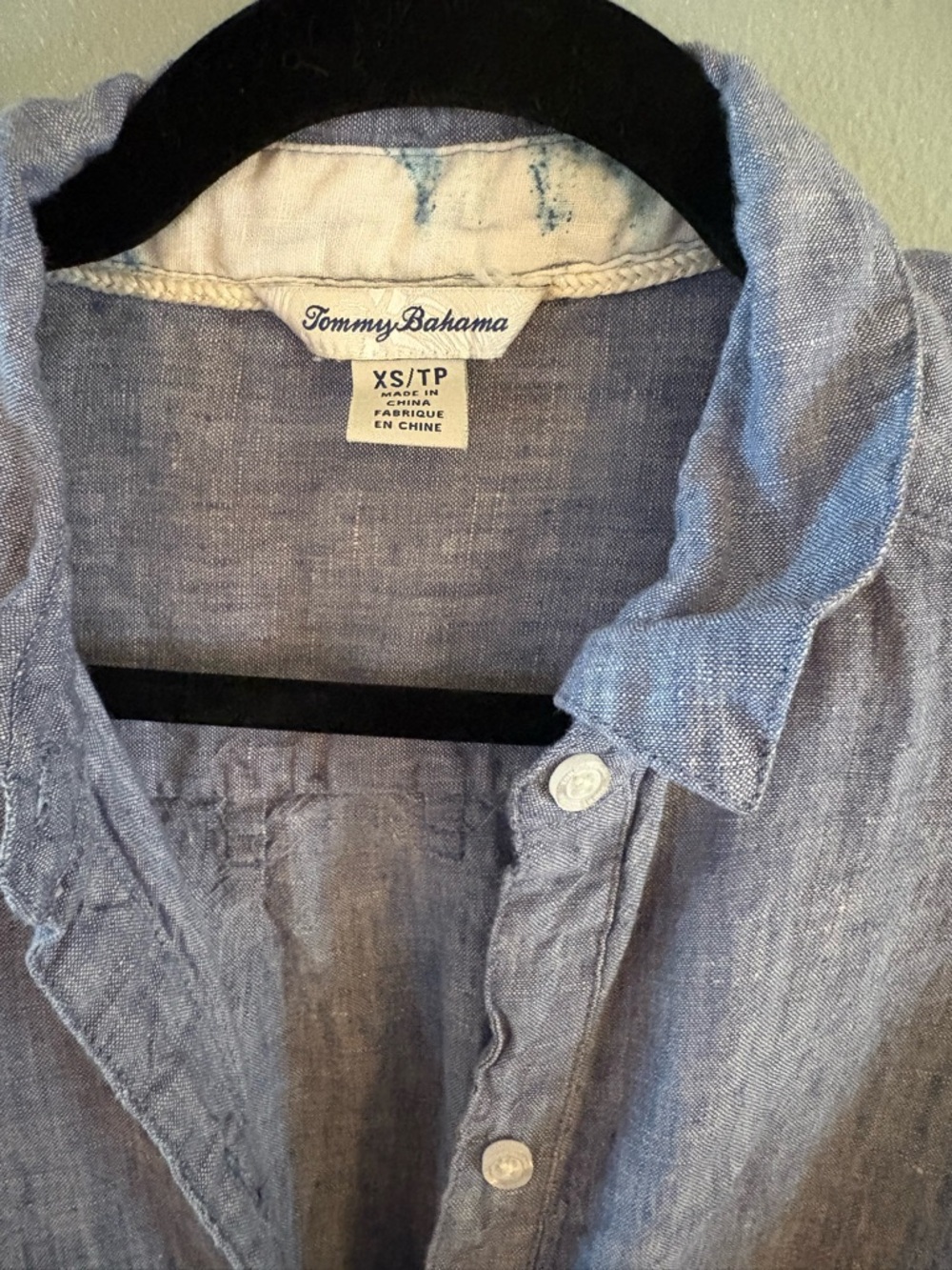 Tommy Bahama Sleeveless Button-Front Linen Midi Dress - Light Blue - Picture 2 of 4